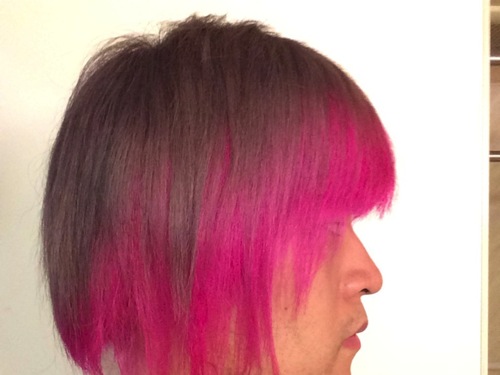 マニパニ 色落ちしてきたピンクの派手髪に美容室で色を足してもらった 拡張現実ライフ