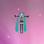 Papervision3Dで初音ミクを表示してみた