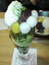 【抹茶パフェ】