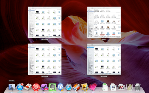Macで特定のアプリケーションのウィンドウ一覧を素早く表示する方法