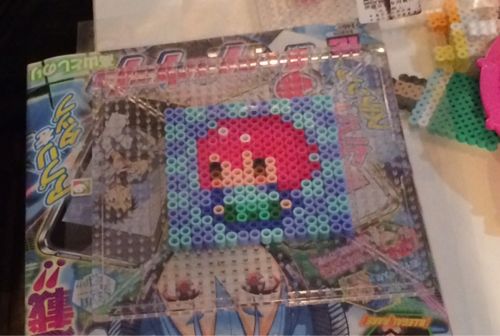 アイロンビーズナイトでさわれるドット絵を作ってきたよ